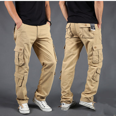 Outdoor Overalls Men's Loose Large Size Multi Pocket Trousers